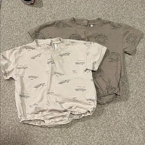 Rylee + Cru Tan and Cream Kids One Pieces